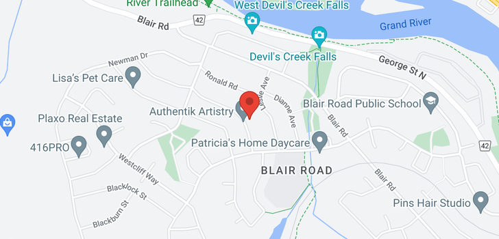 map of 45 LINNDALE Road